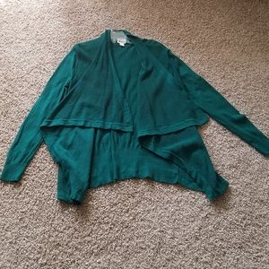 Wrap sweater w/ elbow patches great condition
